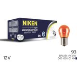 Niken 12V 93 Ampul Yt (PY21W) Amber BAU15S 10 Lu