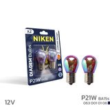 Nıken 12V 93 Dıadem Ampul (P21w) Amber Ba15s 2Li
