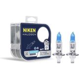 Niken 12V H1, H3. H4. H7. H11 55W Beyaz Işık Halojen Ampul P14.5S 5000K - Altın