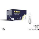 Niken 12V H21W Ampul BAY9S 10 Lu