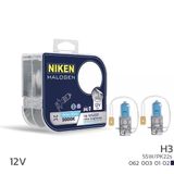 Niken 12V H3 55W Beyaz Işık Ampul Pk22s 5000K