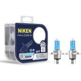 niken 12V H4 60/55W Beyaz Işık Ampulü, 5000K, 2 Adet