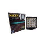 Niken 16 Led Kare Kalın Kasalı Off Road Sis Farı Çalışma Lambası (12V-24V Uyumlu) (10 Adet)