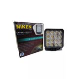 Niken 16 LED Kare Kalın Kasalı Off Road Sis Farı Çalışma Lambası (12V-24V Uyumlu) Yurtpar Otomotiv