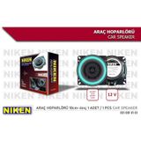 Niken 4'' - 10cm Oto Araç Hoparlörü 12V 80Watt (1Adet)