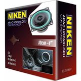 Niken 4'' Oto Araç Hoparlörü 12V 80Watt 10 cm Çapında Yüksek Kaliteli Ses Performansı