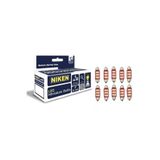 Niken 41mm Sofit LED Minyatür Ampul,12-24V, Plaka ve Tavan Aydınlatması için, 10 Adet