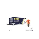 Niken 93 AMPUL (TEK DUY) DÜZ BA15s PY21W AMBE(12V) 10 LU (TURUNCU)