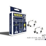 Niken Almparca LED Far Montaj Adaptörü H7 Audi A3-A4L-A6L - Çok Renkli