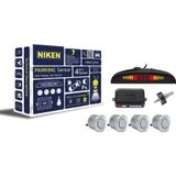Niken Araç Geri Park Sensörü Led Ekran Ve Ses İkazlı Gri Göz Niken