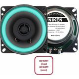 Niken Araç Hoparlörü Kolon 10CM 4inc 80WATT 2 Adet Niken
