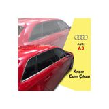 Niken Audi A3 HB Cam Çıtası Çerçevesi Kromu Nikelajı 2013 Sonrası