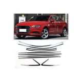 Niken Audi A3 Sedan Cam Çıtası Çerçevesi Kromu Nikelajı 2013 Sonrası