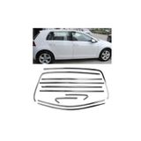 Niken AUTOGP Vw golf 7 7,5 cam çerçevesi kenar çıtası krom tamtur 2013 / 2021 12 parça