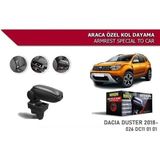 Niken Dacia Duster 2018+ Sonrası Araca Özel Kol Dayama Kolçak Geniş Hacim ve Süet Kaplama