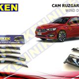 Niken Fiat Egea Hb-Sedan 2016 Sonrası Kromlu Cam Rüzgarlığı