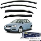 Niken Ford Uyumlu Focus 2005-2012 Model Kromlu Cam Rüzgarlığı 4Lü Parça