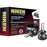 Niken H4 Led Xenon Pro Serisi 6400 Lümen 6500 K 32W