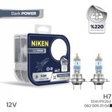 Niken H7 12V 55W Halojen Ampul Dark Power PX26d Gün Işığı