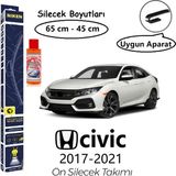Niken Honda Civic Ön Silecek Takımı (2017-2021) Hediye!!! Autokit Konsantre Cam Suyu