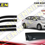 Niken Hyundai Accent Blue Cam Rüzgarlığı