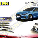 Niken Hyundai I30 2017 Sonrası Kromlu Cam Rüzgarlığı
