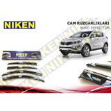 Niken Kia Sportage 2014-2011-2012-2013-2015 Kromlu Cam Rüzgarlığı