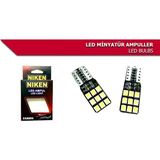 Niken LED Ampul T10 Canbus Park Ledi 18 Ledli