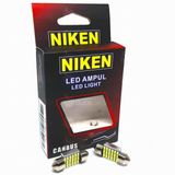 Niken Led Sofit 12V 18 Ledli 31 mm Beyaz Işık Far Ampülü