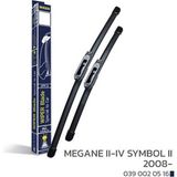 Niken Megane Ii-Iv Cymbol Ii 2008-Araca Özel Silecek 11 - Siyah