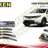 Niken Nissan Qashqai 4 2014 Sonrası Kromlu Cam Rüzgarlığı