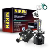 Niken Pro Seri Slim LED Xenon Far Ampulü H4 12V 6000K 8000LM