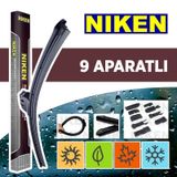 Niken Renault Clio 4 2012-2019 Aparatlı Muz Silecek Takımı