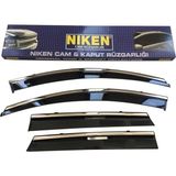 Niken Renault Clio 4 Hb Kromlu Cam Rüzgarlığı 2012 - 2018 Niken Marka