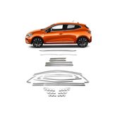 Niken Renault Clio 5 Komple Full Krom Nikelaj Kaplama Seti 2020+ 25 Parça - -
