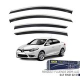 Niken Renault Fluence Cam Rüzgarlığı Kromlu 4'Lü 2009+ Sonrası