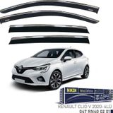 Niken Renault Uyumlu Clio 5 -2020 Kromlu Cam Rüzgarlığı 4Lü Parça