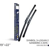 Niken Symbol 3 2013- / Logan2 2016-2020 / Sandero2 2015-ARACA Özel Silecek