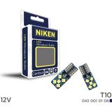 Niken T10 Canbus LED Ampul 10 Ledli Beyaz Renk Özellikleriyle 12V Enerji Tasarruflu Aydınlatma