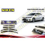 Niken Toyota Corolla 2014 2018 Krom 4 Kromlu Cam Rüzgarlığı