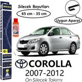 Niken Toyota Corolla Ön Silecek Takımı (2007-2012) Hediye!!! Autokit Konsantre Cam Suyu