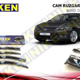 Niken Volkswagen Passat B8 2015 Ruzgarligi 4lu Kromlu Cam
