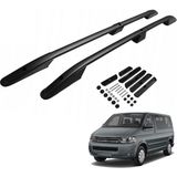 Niken Vw Transporter T5 T6 T7 T8 Tavan Çıtası Port Bagaj Taşıyıcı Uzun Siyah 2004 / 2024