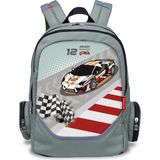 Nikidom Roller Go Çocuk Okul Sırt Çantası Race Car - Gri