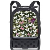 Nikidom Roller Up Askılı Çekçekli Tekerlekli Okul Çantası Large 19 Lt./ BUTTERFLY CAMO