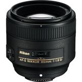 Nikon AF-S Nikkor 85MM F/1.8 g Lens Portre Çekimleri İçin Uyumlu Hızlı Telefoto Özellikleri
