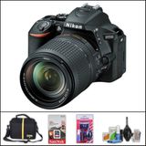 Nikon D5500 + 18-140 mm Vr Lens Dslr Fotoğraf Makinesi (Çanta + 32 GB Sd Kart + Temizlik Kiti ) - Siyah
