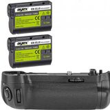 Nikon D750 İçin Ayex AX-D750 Battery Grip + 2 Ad. EN-EL15 Batarya