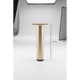 NİKSA METAL Boru Orta Ayak Bonj-14cm-Modern Metal Mobilya Baza Ayağı-Koltuk Kanepe Berjer Ayak-Ünite Sehpa Ayak