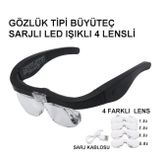 Nikula 11537DC 4 Farklı Lens Şarjlı Gözlük Büyüteç